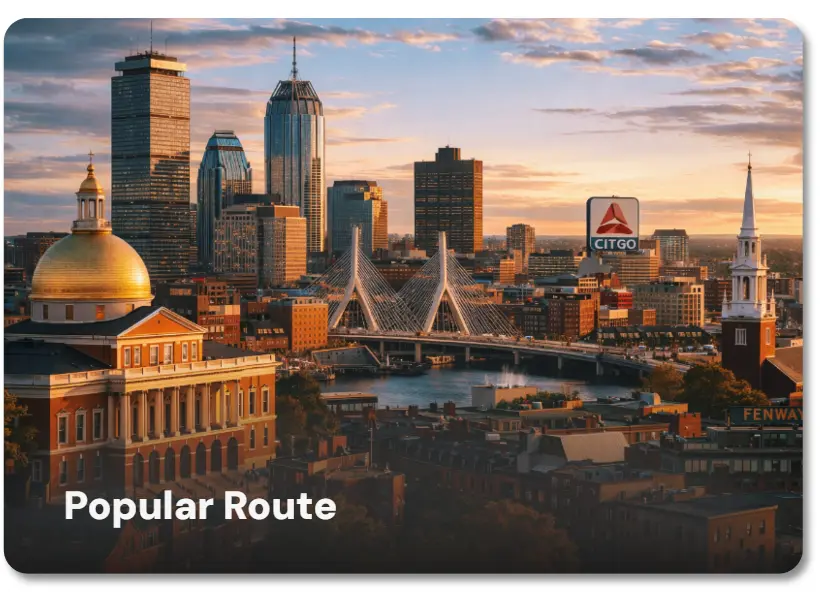 New York, NY → Boston, MA