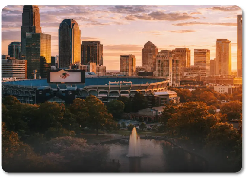 New York, NY → Charlotte, NC