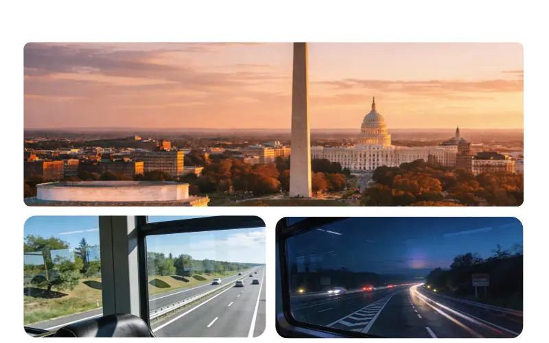 New York to Washington DC schedules